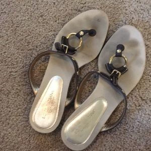 Dolce & Gabbana brown and tan sandals